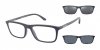 OKULARY EMPORIO ARMANI EA 4160 50881W 55 ROZMIAR M + NAKŁADKI