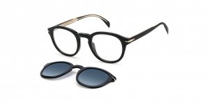 OKULARY KOREKCYJNE DAVID BECKHAM DB 1080/CS 2M2 49 ROZMIAR M + NAKŁADKA Z POLARYZACJĄ
