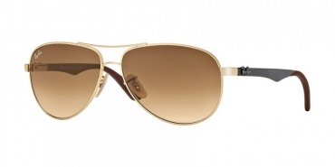 OKULARY RAY-BAN® CARBON FIBRE RB 8313 001/51 58 ROZMIAR M