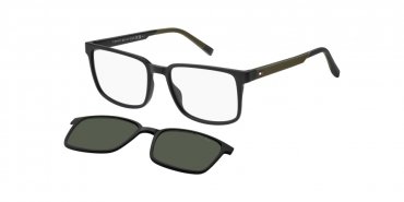 OKULARY KOREKCYJNE TOMMY HILFIGER TH 2145CS 7ZJ 55 ROZMIAR M + NAKŁADKA Z POLARYZACJĄ