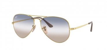OKULARY RAY-BAN® AVIATOR METAL II RB 3689 001/GD 62 ROZMIAR L