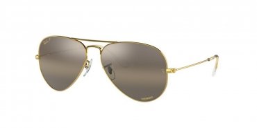 OKULARY RAY-BAN® AVIATOR LARGE METAL RB 3025 9196G5 55 ROZMIAR M Z POLARYZACJĄ