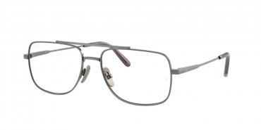 OKULARY KOREKCYJNE RAY-BAN® WILLIAM TITANIUM RX 8797 1000 58 ROZMIAR L