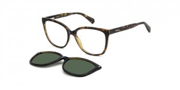 OKULARY KOREKCYJNE POLAROID PLD 6229CS 086 55 ROZMIAR M + NAKŁADKA Z POLARYZACJĄ