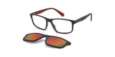 OKULARY KOREKCYJNE POLAROID PLD D622C BLX 56 ROZMIAR M + NAKŁADKA