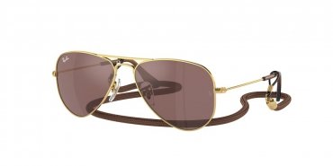 OKULARY DZIECIĘCE RAY-BAN® JUNIOR AVIATOR RJ 9506S 223/6G 52