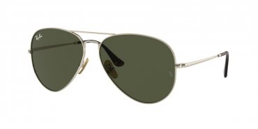 OKULARY RAY-BAN® AVIATOR TITANIUM RB 8089 926531 62 ROZMIAR L