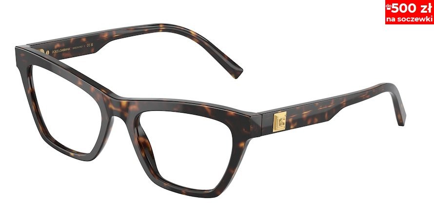 OKULARY KOREKCYJNE DOLCE & GABBANA DG 3359 502 51 ROZMIAR M
