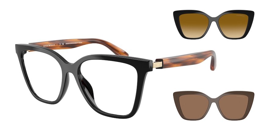 OKULARY KOREKCYJNE EMPORIO ARMANI EA 4254U 62681W 52 ROZMIAR M + NAKŁADKA