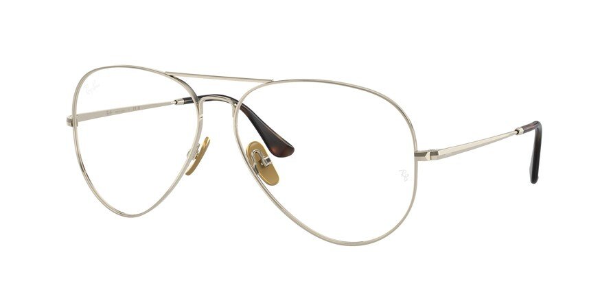 OKULARY KOREKCYJNE RAY-BAN® AVIATOR TITANIUM RX 8789 1246 58 ROZMIAR M