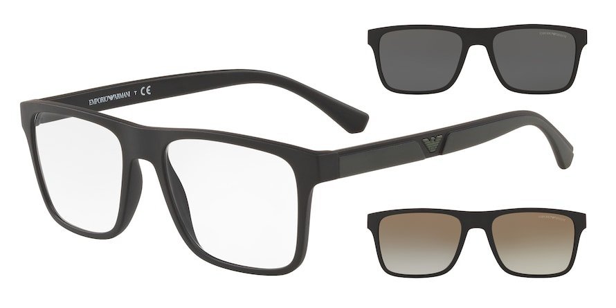 OKULARY KOREKCYJNE EMPORIO ARMANI EA 4115 58531W 54 ROZMIAR M + NAKŁADKI