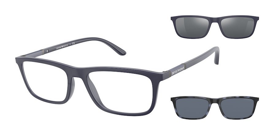 OKULARY EMPORIO ARMANI EA 4160 50881W 55 ROZMIAR M + NAKŁADKI