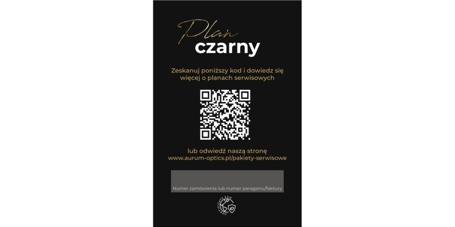 Plan Serwisowy - Czarny (1 szt.)