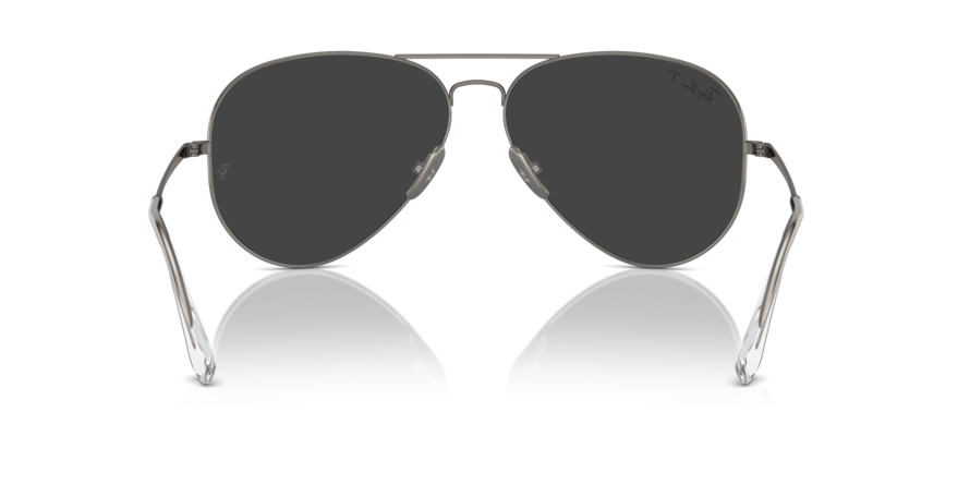 OKULARY RAY-BAN® AVIATOR TITANIUM RB 8089 165/48 62 ROZMIAR L Z POLARYZACJĄ