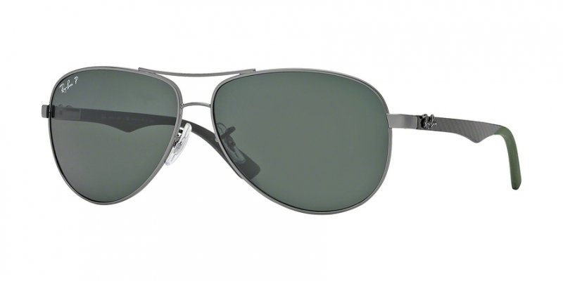 OKULARY RAY-BAN® CARBON FIBRE RB 8313 004/N5 61 ROZMIAR L Z POLARYZACJĄ