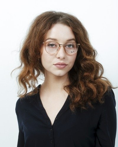 OKULARY KOREKCYJNE RAY-BAN® RX 7140 8124 49 ROZMIAR S