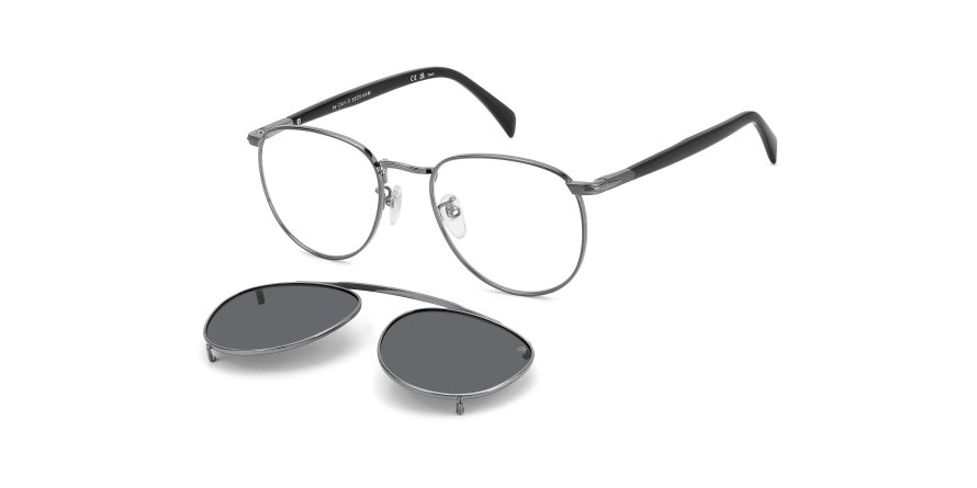 OKULARY KOREKCYJNE DAVID BECKHAM DB 1144CS KJ1 52 ROZMIAR M + NAKŁADKA