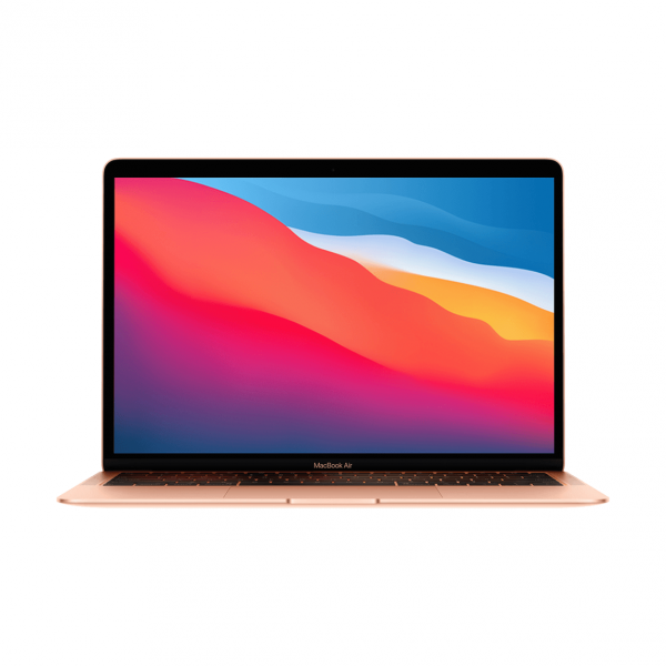 MacBook Air z Procesorem Apple M1 - 8-core CPU + 8-core GPU / 16GB RAM / 2TB SSD / 2 x Thunderbolt / Gold (złoty) 2020 - nowy model