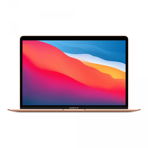 MacBook Air z Procesorem Apple M1 - 8-core CPU + 7-core GPU /  8GB RAM / 512GB SSD / 2 x Thunderbolt / Gold