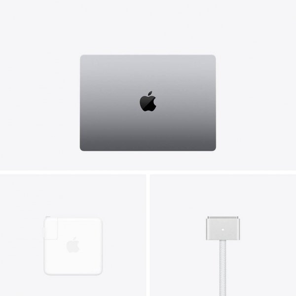 Apple MacBook Pro 14&quot; M1 Pro 8-core CPU + 14-core GPU / 32GB RAM / 512GB SSD / Gwiezdna szarość (Space Gray)