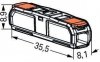 Szybkozłączka przelotowa uniwersalna LINKA/DRUT 2x 0,2-4mm2 WAGO 221-2411 (1szt.)