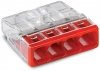 Szybkozłączka DRUT 4x 0,5-2,5mm2 WAGO 2273-204 (Paczka 100szt.)