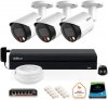 Zestaw monitoringu IP Dahua 8mpx 4K 3 kamery IPC-HFW2849S-S-IL z dyskiem 1TB