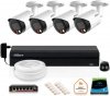 Zestaw monitoringu IP Dahua 8mpx 4K 4 kamery IPC-HFW2849S-S-IL z dyskiem 1TB