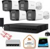 Zestaw do monitoringu Hilook 4 kamery IP IPCAM-B8-30DL/A