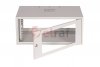 Szafa wisząca SIMPLE 19 4Ux555x400 mm IP20 ściany boczne pełne drzwi z szybą RAL 7035 19-8006SZWS-19-4U-40-DS