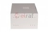 Szafa wisząca SIMPLE 19 4Ux555x400 mm IP20 ściany boczne pełne drzwi z szybą RAL 7035 19-8006SZWS-19-4U-40-DS