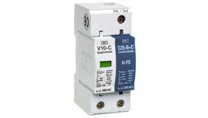 Ogranicznik przepięć Typ T2+D 2P 10kA 1,1kV V10-C 1+NPE-280 5093418