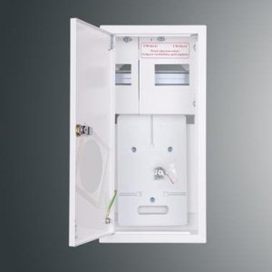 RZ-9NNT1F+6SO ROZDZIELNIA METALOWA LICZNIKOWA NT 1F 6M 430X210X175 IP30 DRZWI ZAMEK/SZYBA BIAŁY
