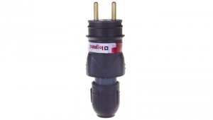 HELMO Wtyczka przenośna gumowa 16A 2P+Z 230V IP44 50110