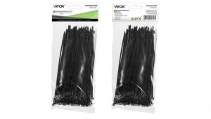 Opaski zaciskowe 2,5mm / 150 mm czarne 100 szt. VOZ-25150B Vayox