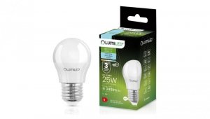 Żarówka LED E27 P40 2.5W = 25W 249lm 6500K Zimna 180 Lumiled