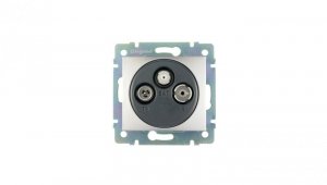 VALENA Gniazdo antenowe RTV/SAT końcowe aluminium 770136