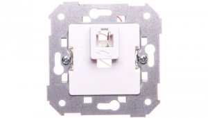 Simon 82 Gniazdo telefoniczne pojedyncze RJ11 białe 75480-30