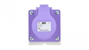 Gniazdo stałe 16A 3P 20-25V fioletowe IP44 163v