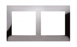 CIEMNA STAL METAL RAMKA 2X