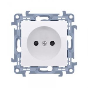 SIMON 10 MODUŁ BIAŁY GNIAZDO 1X B/U ZACISKI ŚRUBOWE 16A 250V