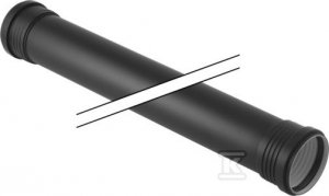 RURA SILENT-PP HT 50X1000 2-KIEL.CZARNA