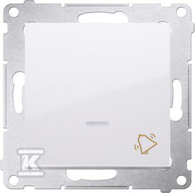 PRZ.DZWON.PODŚ.+RAM.GIPS/IP44 BI.SIMON5