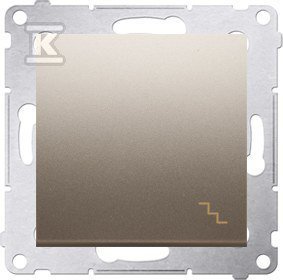 ŁĄCZ.SCH.+RAM.IP20/44 ZŁOTY MAT SIMON