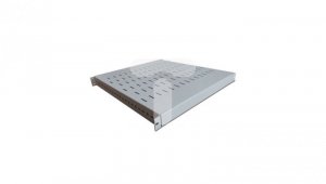 Półka 19cali regulowana 500-900mm /nośność 100kg/ śruby w komplecie szara