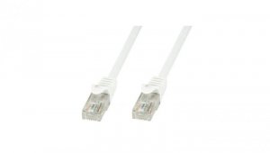 Kabel krosowy Patchcord U/UTP Cat6 1M Biały 100 Miedź ICOC U6-6U-010-WHT