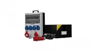 Rozdzielnica budowlana z kablem TD-S/FI SKH 32A 16A 4x230V gniazda Mennekes Doktorvolt 6978