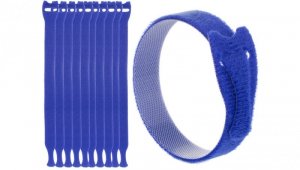 Opaski rzepowe 20x200 BTB Straps niebieskie /opakowanie 10szt./