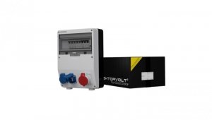 Rozdzielnica budowlana TD-S/FI 16A 2x230V gniazda Mennekes Doktorvolt 6947