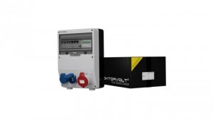 Rozdzielnica budowlana z licznikiem 3F TD-S/FI 32A 2x230V Doktorvolt 9672